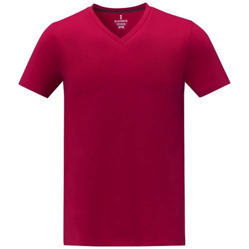 Obrázky: Pánske tričko Somoto ELEVATE do V červené S, Obrázok 4