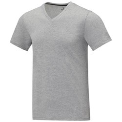 Obrázky: Pánske tričko Somoto ELEVATE do V šedý melír XS
