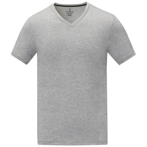 Obrázky: Pánske tričko Somoto ELEVATE do V šedý melír S, Obrázok 4