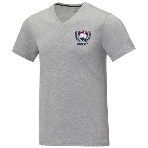 Obrázky: Pánske tričko Somoto ELEVATE do V šedý melír XL, Obrázok 5