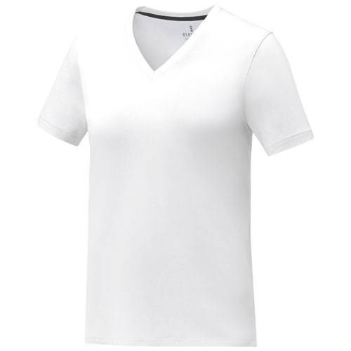 Obrázky: Dámske tričko Somoto ELEVATE do V biele XL