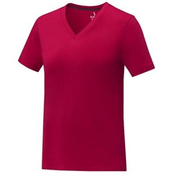 Obrázky: Dámske tričko Somoto ELEVATE do V červené XS