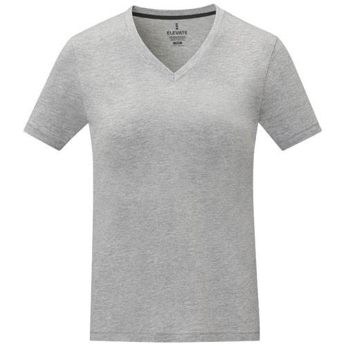 Obrázky: Dámske tričko Somoto ELEVATE do V šedý melír XS, Obrázok 4