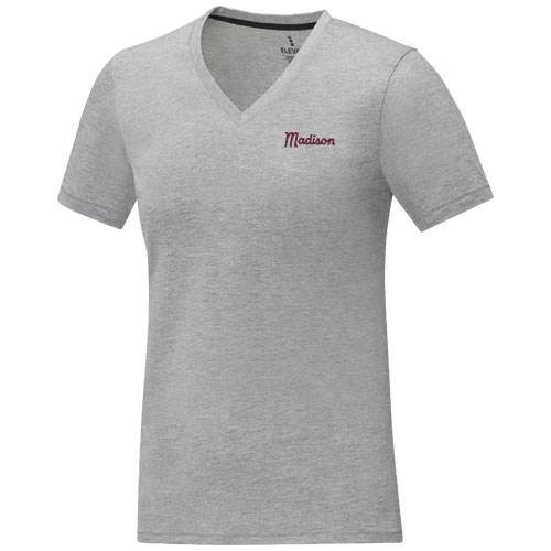 Obrázky: Dámske tričko Somoto ELEVATE do V šedý melír XL, Obrázok 5