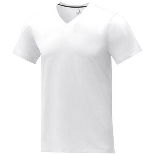 Obrázky: Pánske tričko Somoto ELEVATE do V biele XS, Obrázok 6