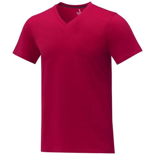 Obrázky: Pánske tričko Somoto ELEVATE do V červené L, Obrázok 6