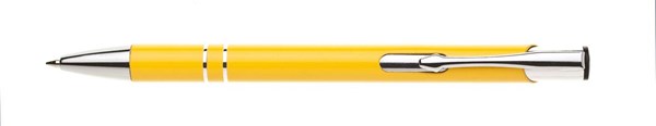 Obrázky: Hliníkové guličkové pero LARA žlté