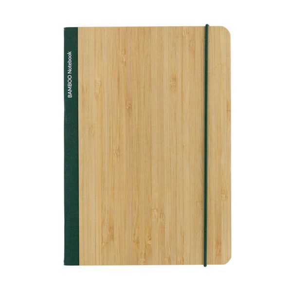 Obrázky: Zelený zápisník Scribe A5 s mäkkým bambus. obalom, Obrázok 4
