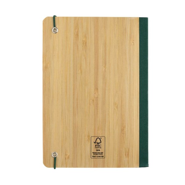 Obrázky: Zelený zápisník Scribe A5 s mäkkým bambus. obalom, Obrázok 5