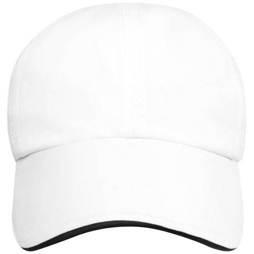 Obrázky: Biela 6-panel. sendvičová recykl. GRS šiltovka, Obrázok 3