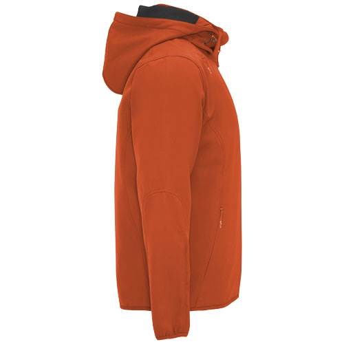 Obrázky: Oranžová unisex softshellová bunda Siberia S, Obrázok 8