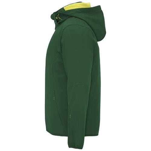Obrázky: Zelená unisex softshellová bunda Siberia S, Obrázok 7