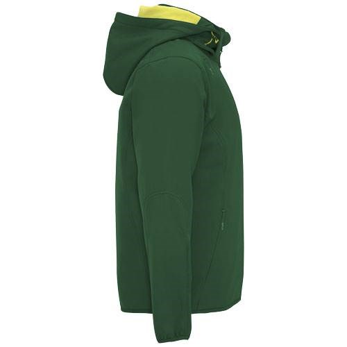 Obrázky: Zelená unisex softshellová bunda Siberia M, Obrázok 8