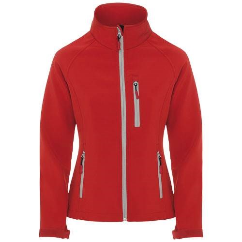 Obrázky: Červená dámska softshellová bunda Antartida XL