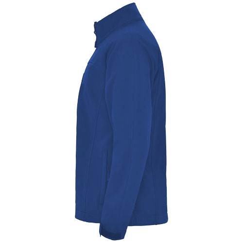Obrázky: Modrá unisex softshellová bunda Rudolph S, Obrázok 5