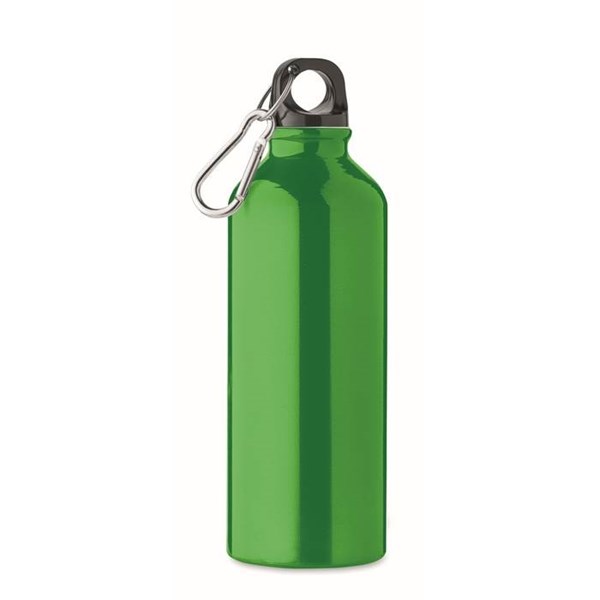 Obrázky: Zelená fľaša 500 ml z recyklovanej ho hliníka