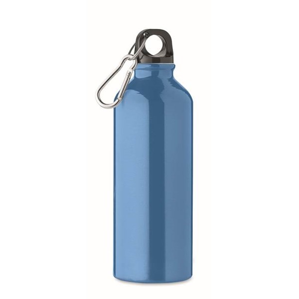 Obrázky: Tyrkysová fľaša 500 ml z recyklovanej ho hliníka