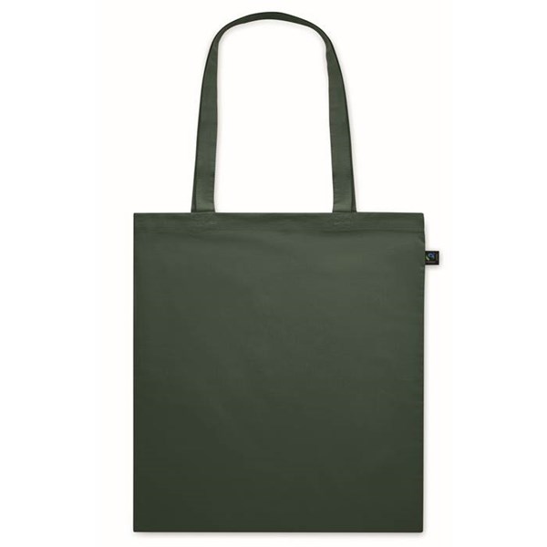 Obrázky: Zelená nákupná taška fairtrade BA 140g, dlhšie uši, Obrázok 2