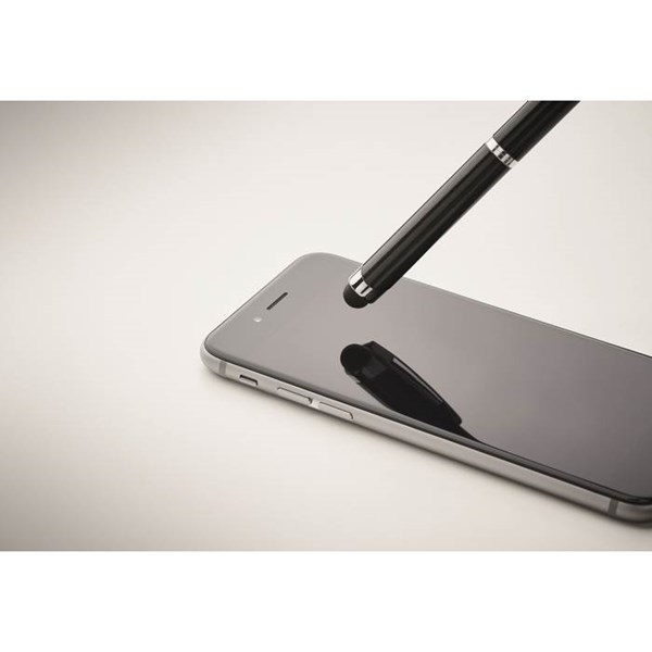 Obrázky: Čierne otočné guličkové pero so stylusom, MN, Obrázok 3