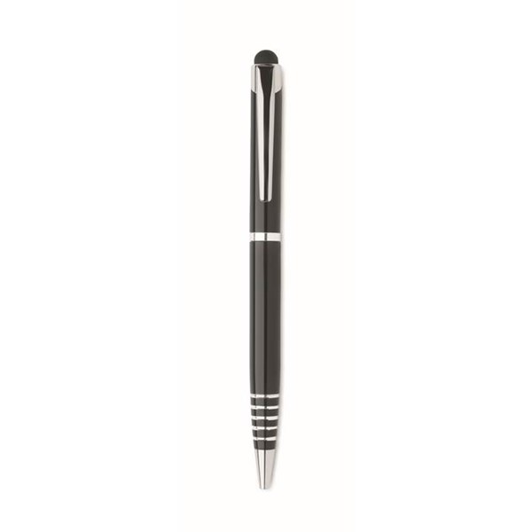 Obrázky: Čierne otočné guličkové pero so stylusom, MN, Obrázok 4