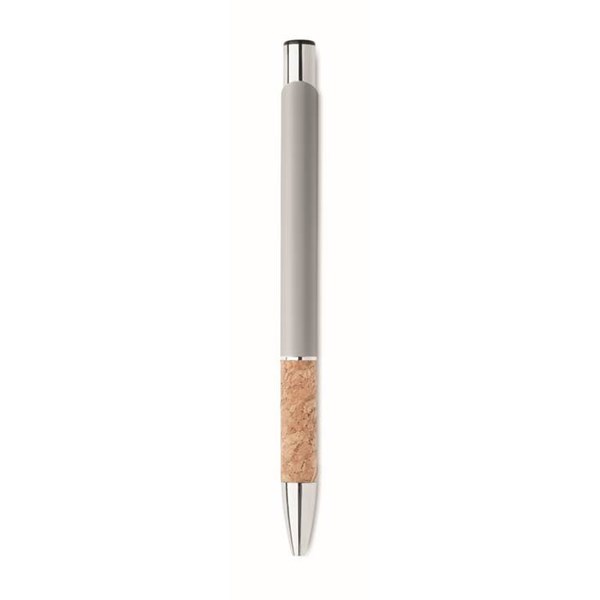 Obrázky: Hliníkové pero s korkovým úchopom, strieborná, MN, Obrázok 6
