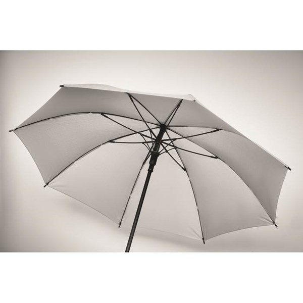 Obrázky: Biely automatický vetruodolný dáždnik, Obrázok 3