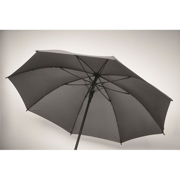 Obrázky: Šedý automatický vetruodolný dáždnik, Obrázok 3