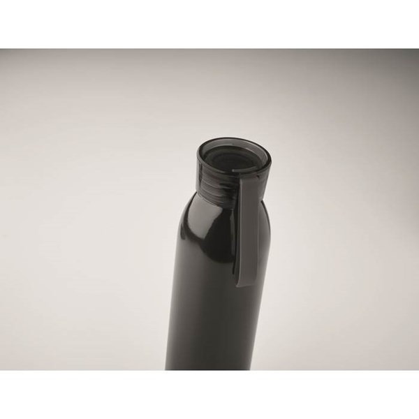 Obrázky: Čierna jednostenná nerezová fľaša 650 ml, Obrázok 2