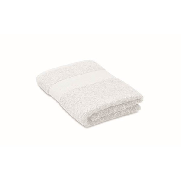 Obrázky: Biely uterák z bio bavlny 50x30 cm 360g/m2