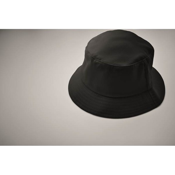 Obrázky: Čierny klobúčik z brúsenej bavlny 260g, Obrázok 3