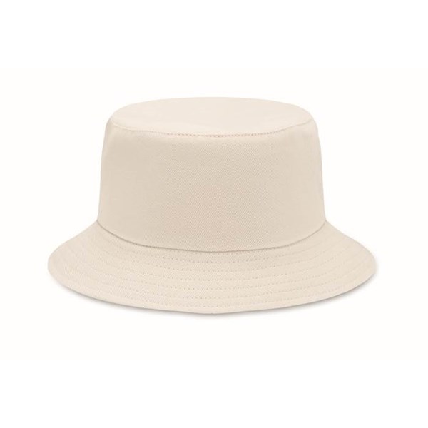Obrázky: Béžový klobúčik z brúsenej bavlny 260g