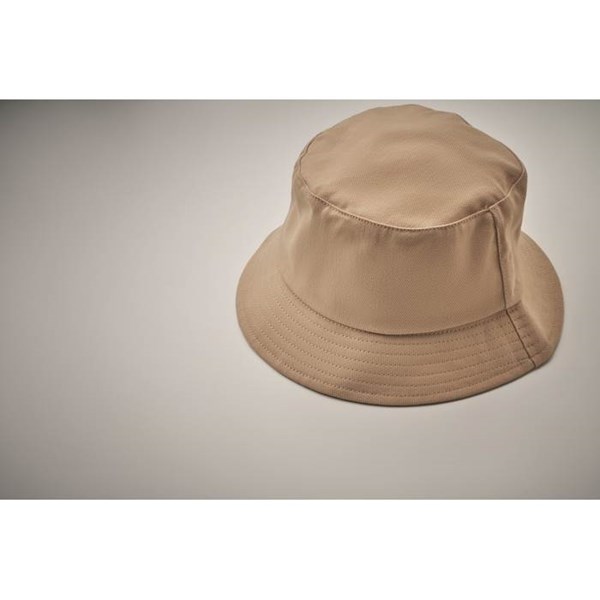 Obrázky: Béžový klobúčik z brúsenej bavlny 260g, Obrázok 3