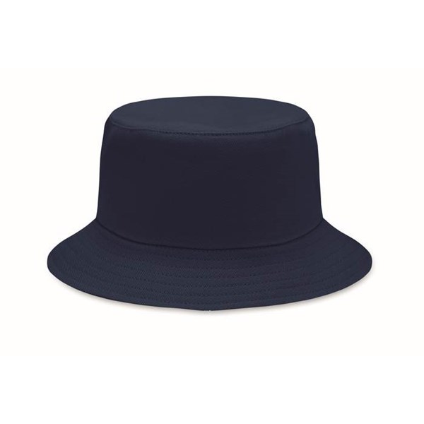 Obrázky: Nám.modrý klobúčik z brúsenej bavlny 260g