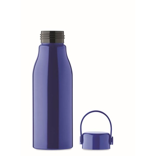 Obrázky: Hliníková fľaša 650 ml modrá,silikón.pútko, Obrázok 7