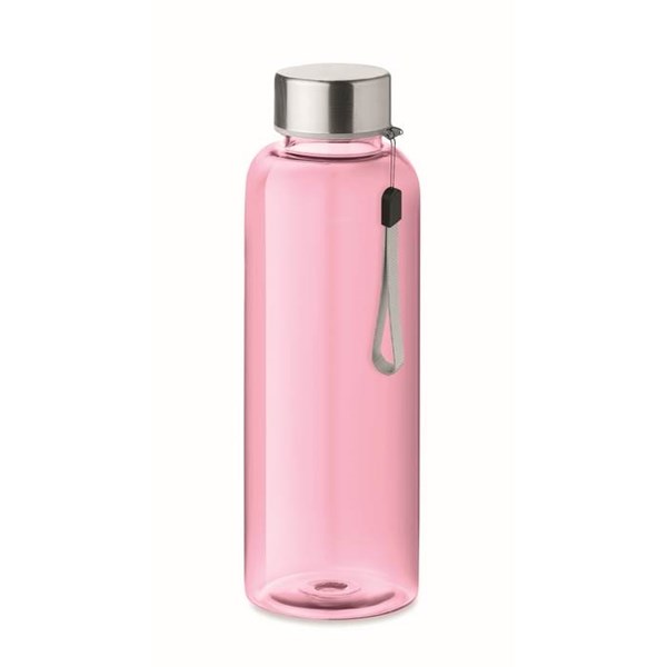Obrázky: Transparentná ružová tritánová fľaša 500 ml