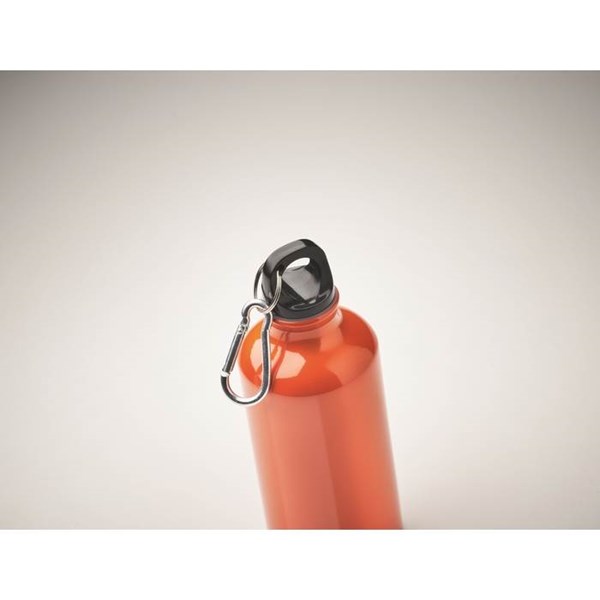 Obrázky: Hliníková fľaša 400 ml, oranžová, Obrázok 3