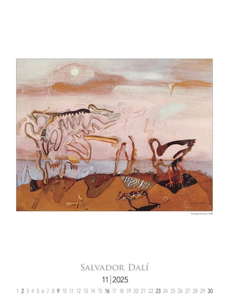 Obrázky: SALVADOR DALÍ, nástenný kalendár 420x560 mm, Obrázok 12