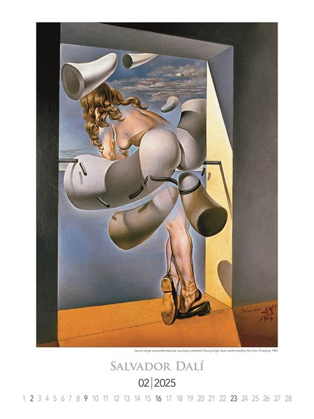 Obrázky: SALVADOR DALÍ, nástenný kalendár 420x560 mm, Obrázok 3