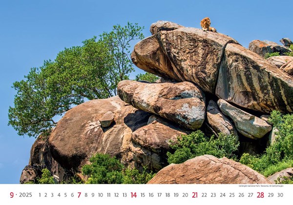 Obrázky: NATIONAL PARKS, nástenný kalendár 450x315 mm, väzba na špirále, Obrázok 10