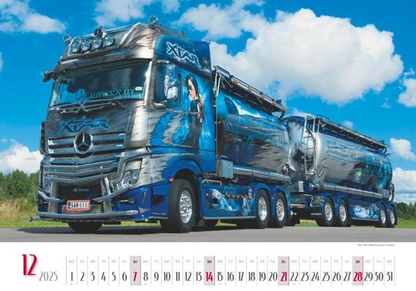 Obrázky: TRUCKS, nástenný kalendár 485x340 mm, Obrázok 2