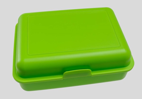 Obrázky: Zelený plastový väčší desiatový box