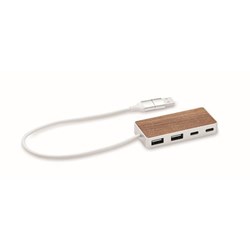 Obrázky: USB hub/ rozbočovač 4 porty, dĺžka kábla 27,5 cm