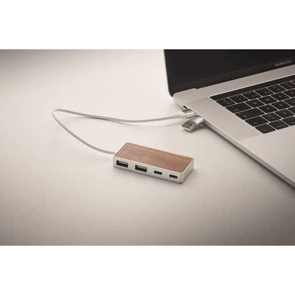 Obrázky: USB hub/ rozbočovač 4 porty, dĺžka kábla 27,5 cm, Obrázok 5