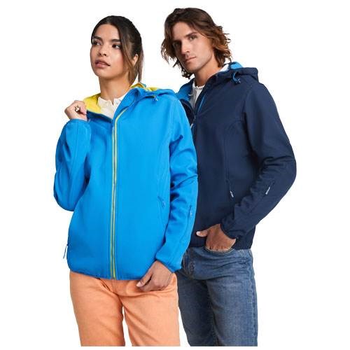 Obrázky: Modrá unisex softshellová bunda Siberia L, Obrázok 22