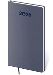 Obrázky: EKO 2026, vreckový šedo-fialový diár