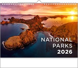 Obrázky: NATIONAL PARKS, nástenný kalendár 450x315 mm, väzba na špirále