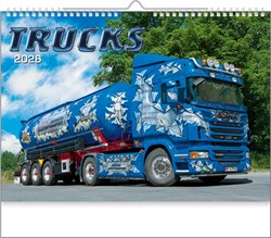 Obrázky: TRUCKS, nástenný kalendár 485x340 mm