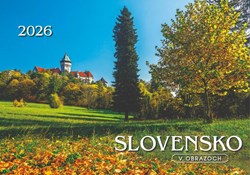 Obrázky: SLOVENSKO V OBRAZOCH,nástenný kalendár 485x340 mm