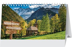 Obrázky: SPOZNÁVAME SLOVENSKO, stolový kalendár,280x150 mm