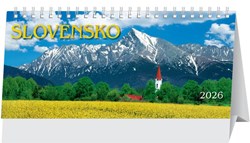 Obrázky: SLOVENSKO I.,stolový stĺpcový kalendár 297x138 mm